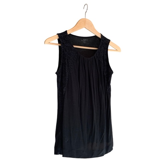 LOFT Cotton Lace Shell - Picture 2 of 14